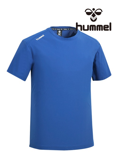 2024 S/S 험멜 기능성 라운드 반팔 티셔츠 HM-742 (D.blue)