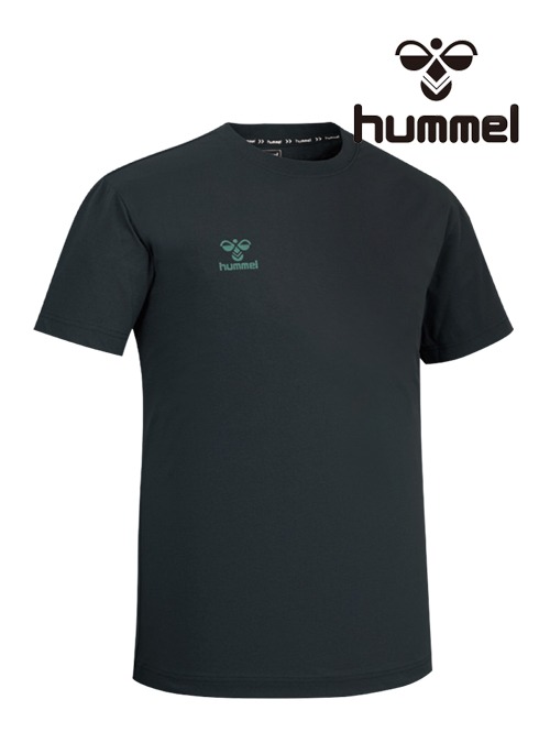 2024 S/S 험멜 기능성 라운드 반팔 티셔츠 HM-740 (Black)