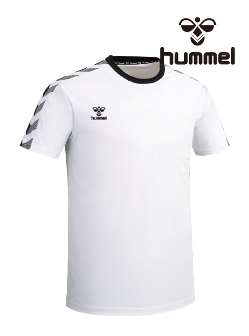 2024 S/S 험멜 기능성 라운드 반팔 티셔츠 HM-739 (White)