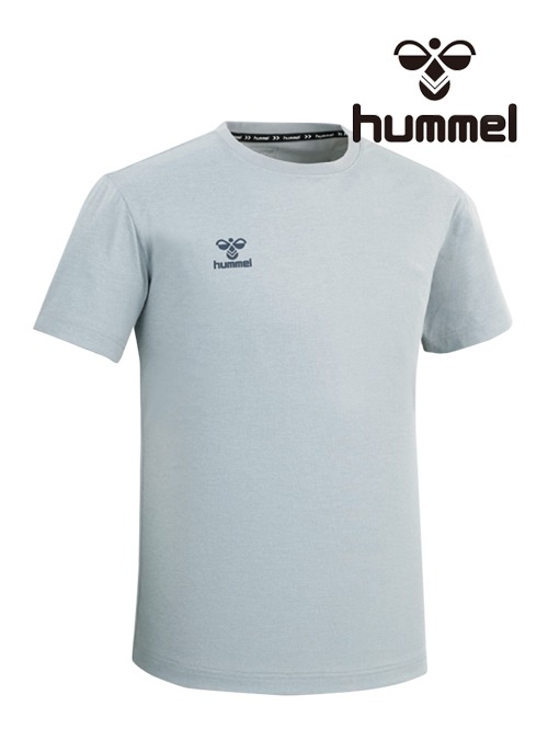 2024 S/S 험멜 기능성 라운드 반팔 티셔츠 HM-740 (Grey)