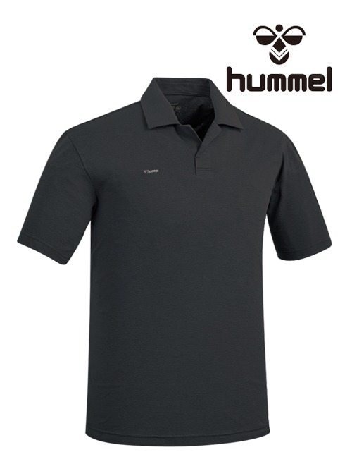 2024 S/S 험멜 기능성 카라 티셔츠 HM-462 (Black)