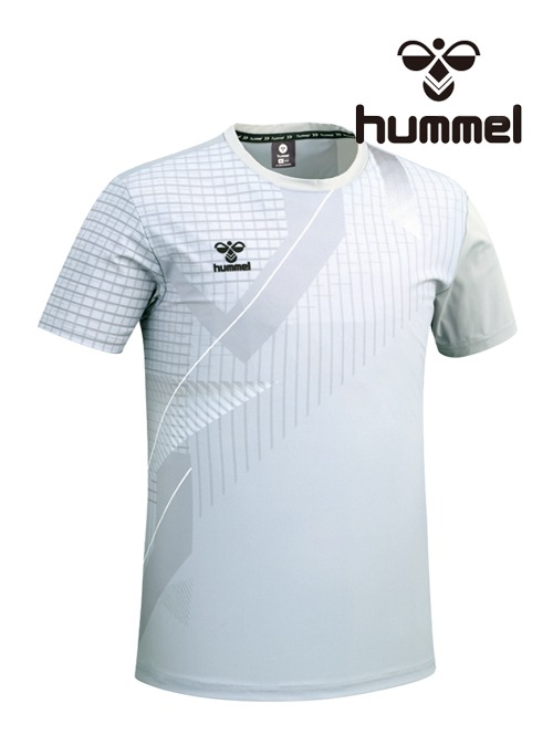 2024 S/S 험멜 기능성 라운드 반팔 티셔츠 HM-750 (Grey)