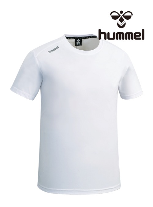 2024 S/S 험멜 기능성 라운드 반팔 티셔츠 HM-742 (White)