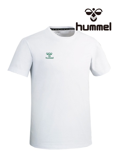 2024 S/S 험멜 기능성 라운드 반팔 티셔츠 HM-740 (White)