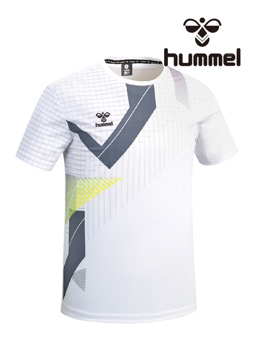 2024 S/S 험멜 기능성 라운드 반팔 티셔츠 HM-750 (White)