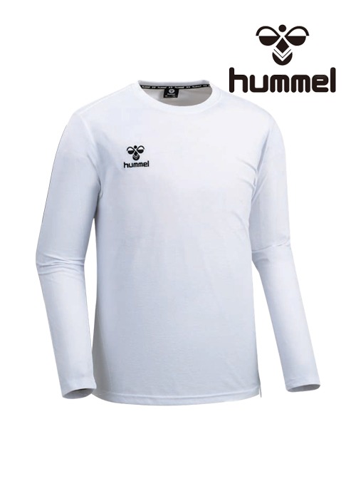 험멜 기능성 라운드 긴팔 티셔츠 HM-394 (White)