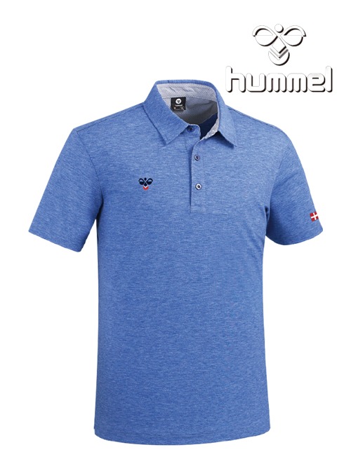 2022 S/S 험멜 기능성 카라 티셔츠 HM-451 (M.P.blue)