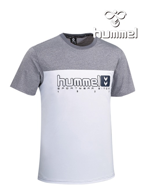 2022 S/S 험멜 기능성 반팔 티셔츠 HM-723 (White/M.grey)
