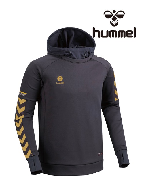 험멜 기모 후드 티셔츠 HM-3202 (Black)