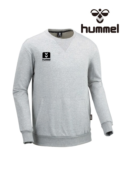 2021 F/W 험멜 특양면 캥거루 맨투맨 티셔츠 HM-392 (M.grey)