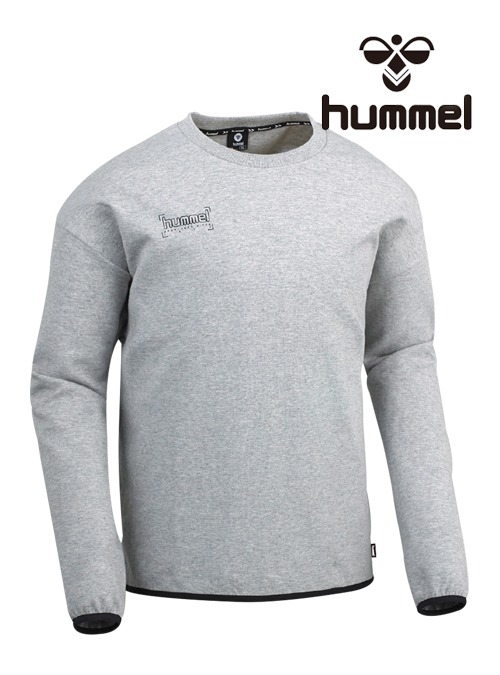 2022 F/W 험멜 특양면 맨투맨 티셔츠 HM-397 (M.grey)
