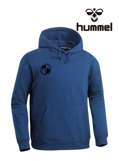 2022 F/W 험멜 특양면 오버핏 후드 티셔츠 HM-398 (D.blue)