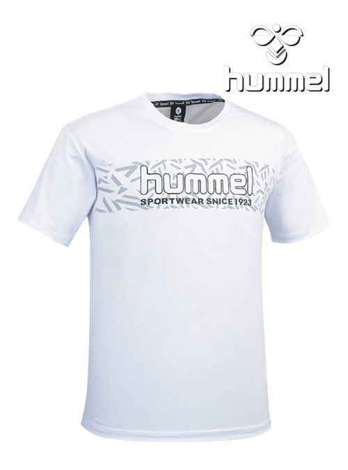 2023 S/S 험멜 기능성 라운드 반팔 티셔츠 HM-736 (White)