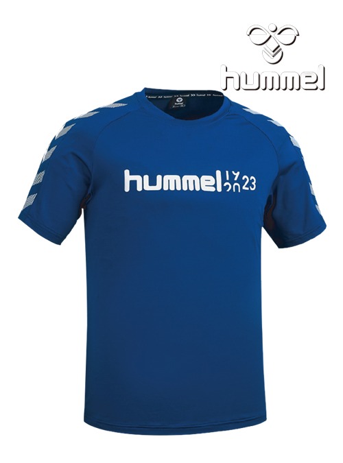 2023 S/S 험멜 기능성 라운드 반팔 티셔츠 HM-735 (D.blue)