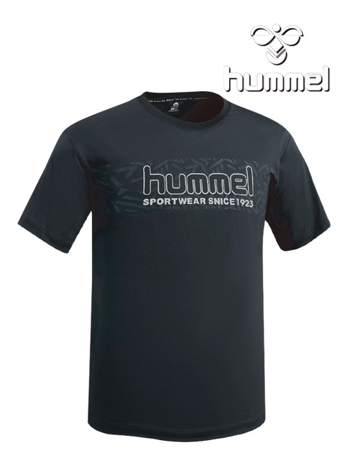 2023 S/S 험멜 기능성 라운드 반팔 티셔츠 HM-736 (Black)