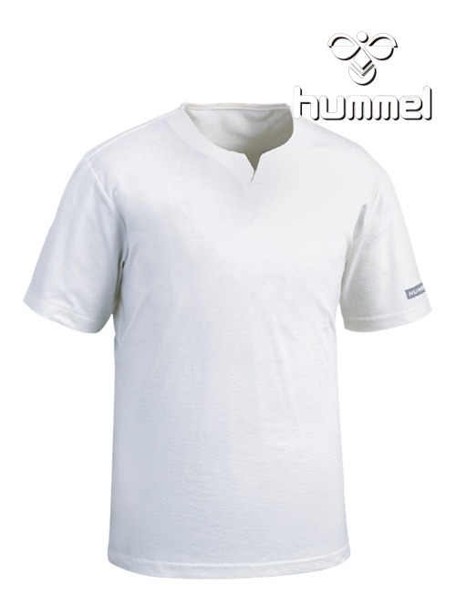 험멜 노치넥 오버핏 반팔 티셔츠 HM-730 (Ivory)