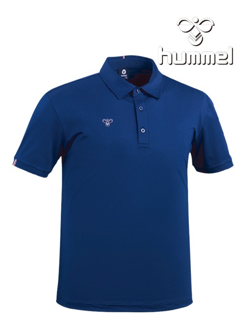험멜 기능성 카라 티셔츠 HM-456 (D.blue)