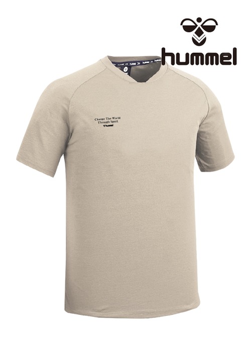 2024 S/S 험멜 기능성 라운드 반팔 티셔츠 HM-741 (L.beige)