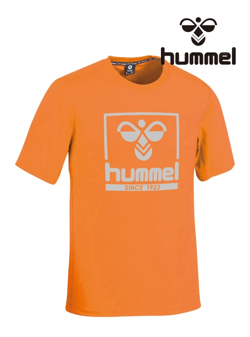 2024 S/S 험멜 기능성 라운드 반팔 티셔츠 HM-744 (F.orange)