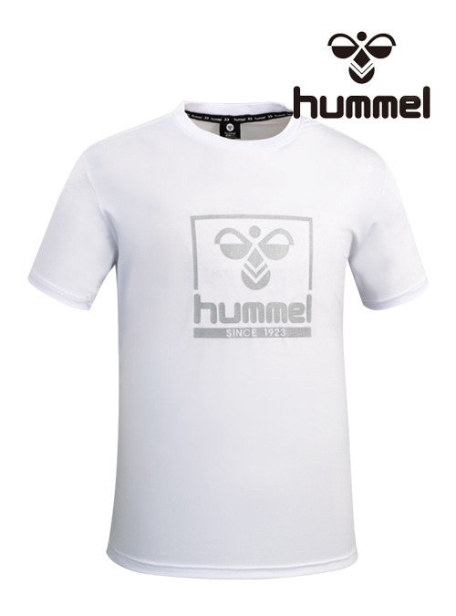 2024 S/S 험멜 기능성 라운드 반팔 티셔츠 HM-744 (White)