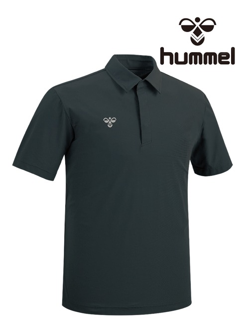 2024 S/S 험멜 기능성 카라 티셔츠 HM-460 (Black)