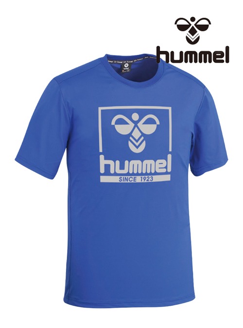 2024 S/S 험멜 기능성 라운드 반팔 티셔츠 HM-744 (R.blue)